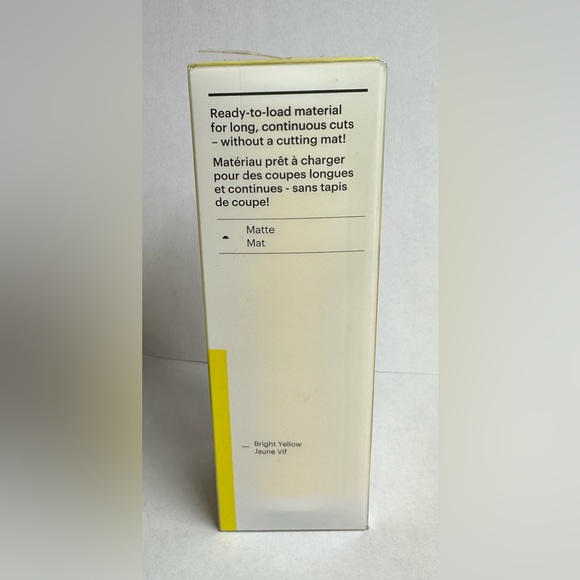 Cricut Joy Smart Vinyl Matte Bright Yellow Removable Vinyl #2 - Picture 2 of 3